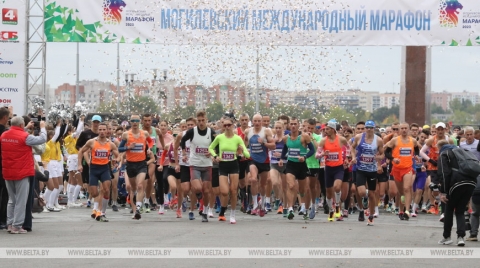 Яркий старт и эмоциональный финиш: более 5 тыс. человек собрал Могилевский международный марафон
