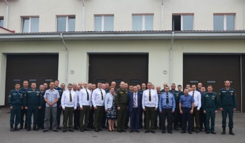В Чериковском РОЧС чествовали сотрудников и ветеранов пожарной службы