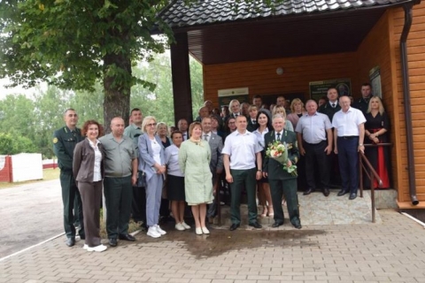 В Веремейском лесничестве открыли памятную доску в честь заслуженного лесовода Республики Беларусь Николая Воронина