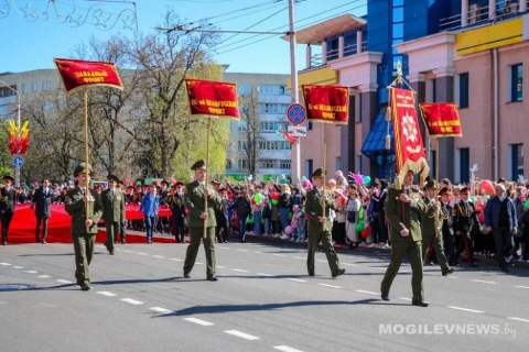 Генеральная репетиция торжественного марша пройдет 8 мая на площади Ленина в Могилеве