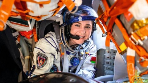 Встреча студентов с первой женщиной-космонавтом Беларуси Мариной Василевской