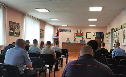 Рабочее совещание по вопросам реализации закона “Об основах деятельности по профилактике правонарушений” прошло в Чериковском РОВД