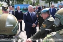 Лукашенко посещает 5-ю бригаду спецназначения в&nbsp;Марьиной Горке