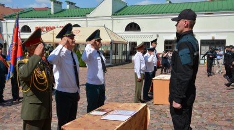 Более 60 молодых спасателей принесли присягу на верность Родине в Могилеве